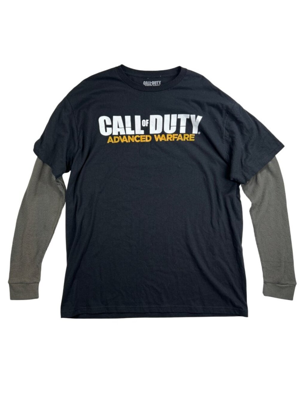 Call of Duty Advanced Warfare Thermal Long Sleeve Shirt Men's 2XL Black Military